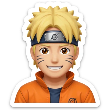Naruto anime sticker