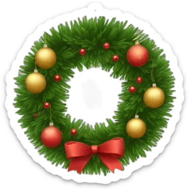 Christmas decor sticker