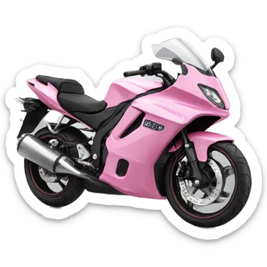 Pink sports motorcycle keeway rkf sticker