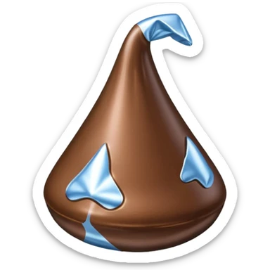 Hershey kiss emoji sticker