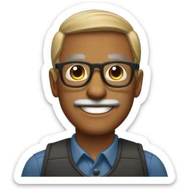Make an emoji of my dad sticker
