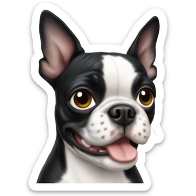 Boston terrier sticker