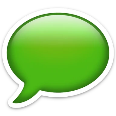 The text Answer in a bubble with a green background sticker