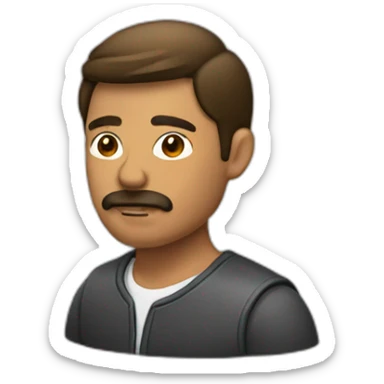 HOMBRE PREGUNTANDO sticker