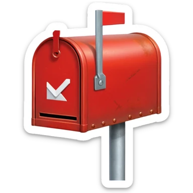 mail box sticker