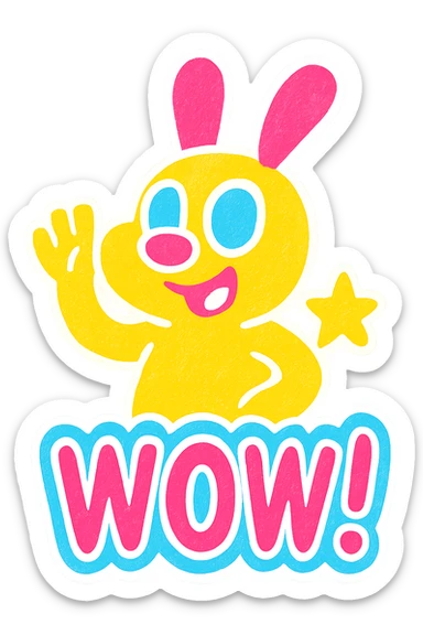 PERFECTO SOLO QUE LOS BORDES DE LOS ELEMENTOS Y LETRAS DEBE SER BLANCO sticker