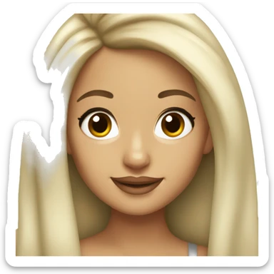 ariana grande with blonde hair sticker