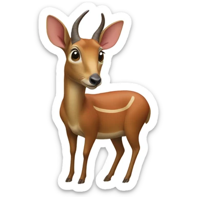 Southern Red Muntjac sticker