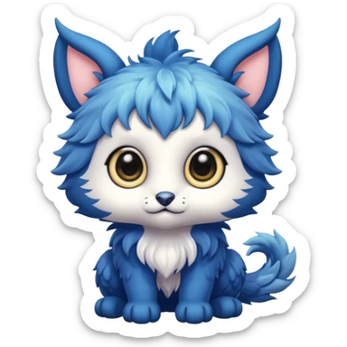 chibi cute mithical creatures sticker