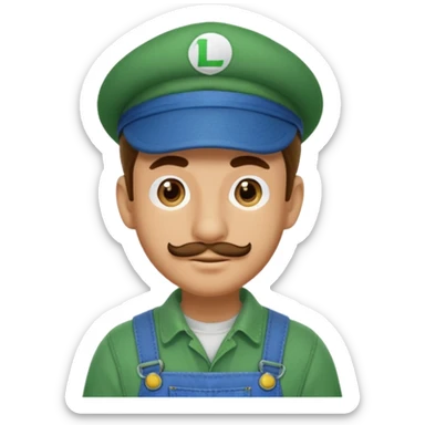 luigi sticker