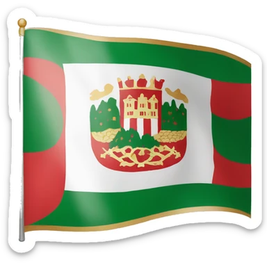 Kingdom of Hungary flag sticker