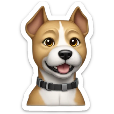 jackrasl terrier dog that works in the state security service sticker