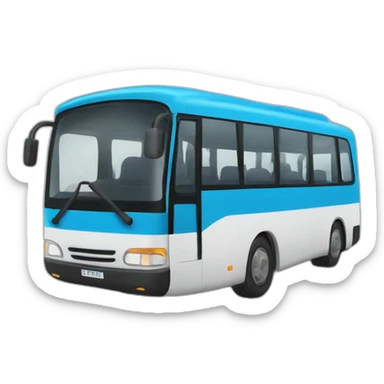 Autobús navegando sticker