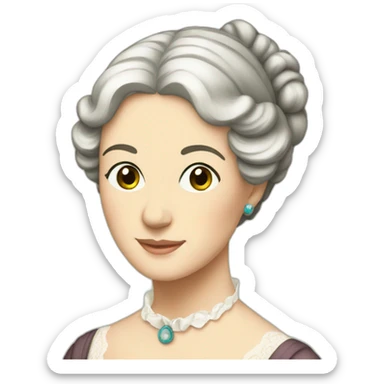 jane austen sticker