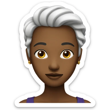 black elegant sticker