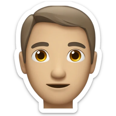 Homme qui se cache les yeux avec ses mains sticker