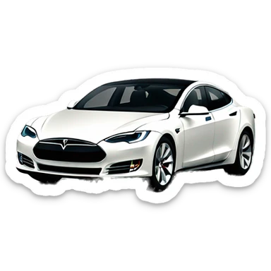 Tesla car sticker