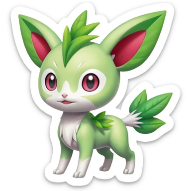 Meloetta-Shaymin-Celebi-Gatomon-Pteromon-hybrid sticker