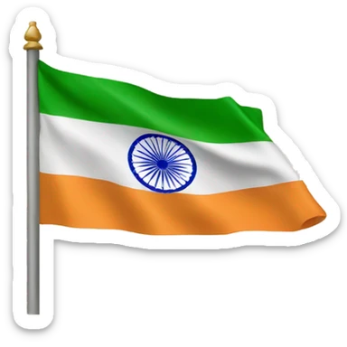 India Flag sticker