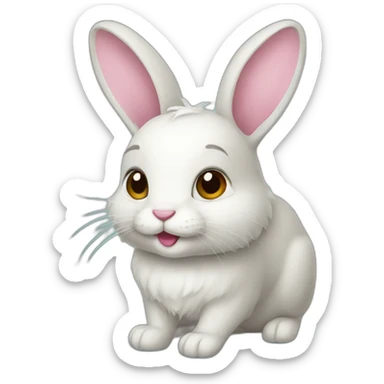 bunny sticker