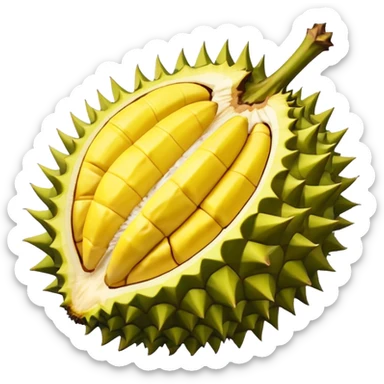 durian fruit sticker