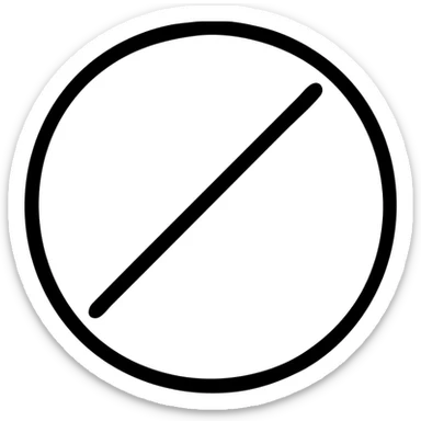 simple white tablet pill, disc shape, with a single score line through the center, clean and minimal sticker