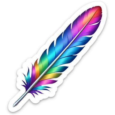 Feather Fletching sticker