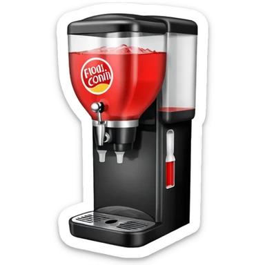 soda dispenser sticker