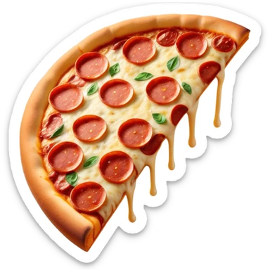 Domino's hand-tossed pepperoni pizza with garlic butter crust sticker