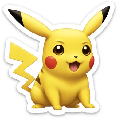 Pikachu sticker