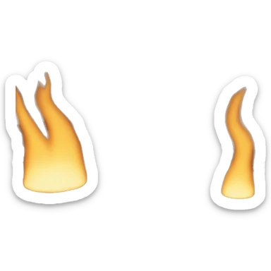 a lump of coal with eyes who uses a burning computer sticker