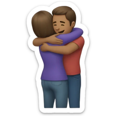 huge hug sticker