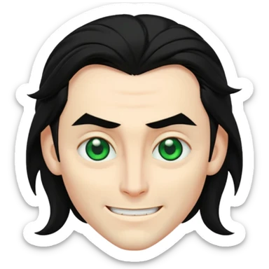loki winking sticker