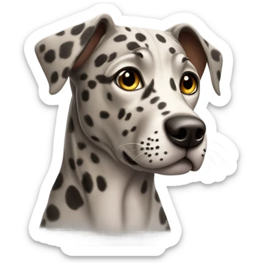 Catahoula leopard dog  sticker