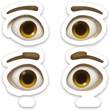 X eyes and no mouth sticker