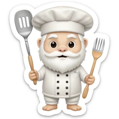 yeti the chef sticker