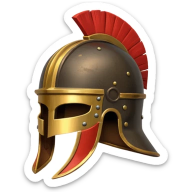 Casco romano sticker