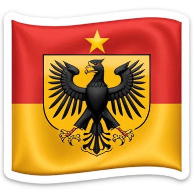 Flag of East Germany sticker