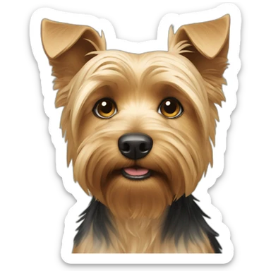 York terrier sticker