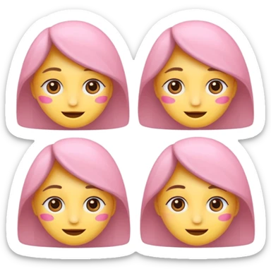 Создай 3 звезды в розовом цвете похожих на этот эмодзи ✨ sticker