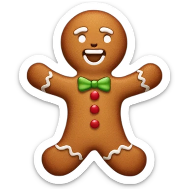 gingerbread sticker