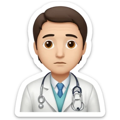 Medicine , doctor rubio, triste sticker