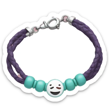 Bracelet and happy  sticker