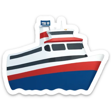 casco bay ferry  sticker