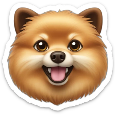 pomeranian beaver sticker