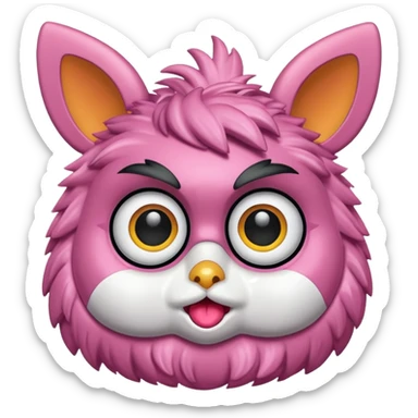 Furby connect sticker