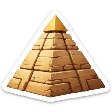 do a pyramide like egypte pyramide  sticker
