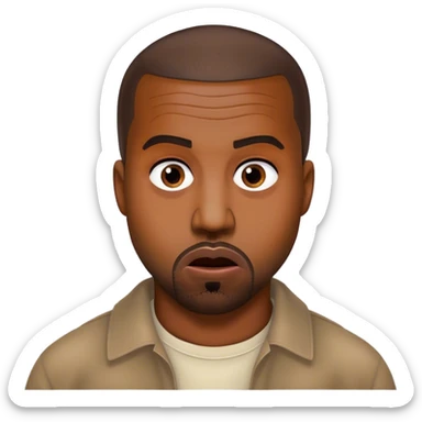 Kanye West with fart sticker