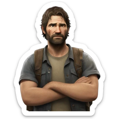 Joel from The Last Of Us sticker