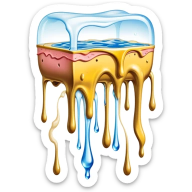 spam land surreal dali landscape sticker